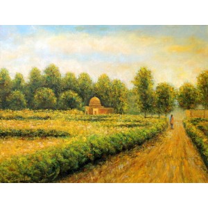 Imran Zaib, 25 x 32 Inch,  Oil on Canvas,  Landscape Painting,  AC-IZ-003
